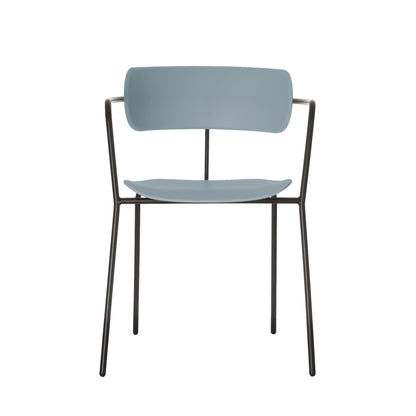 Paperflow Besucherstuhl Bistro Polypropylen blau 2 St./Pack.