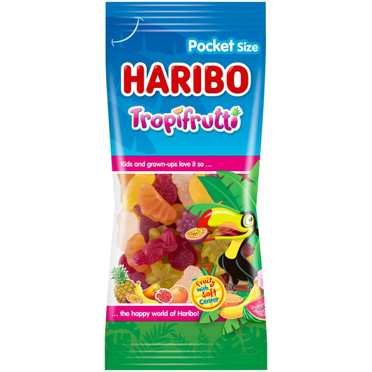 HARIBO Fruchtgummi Tropifrutti 14 x 75 g/Pack.