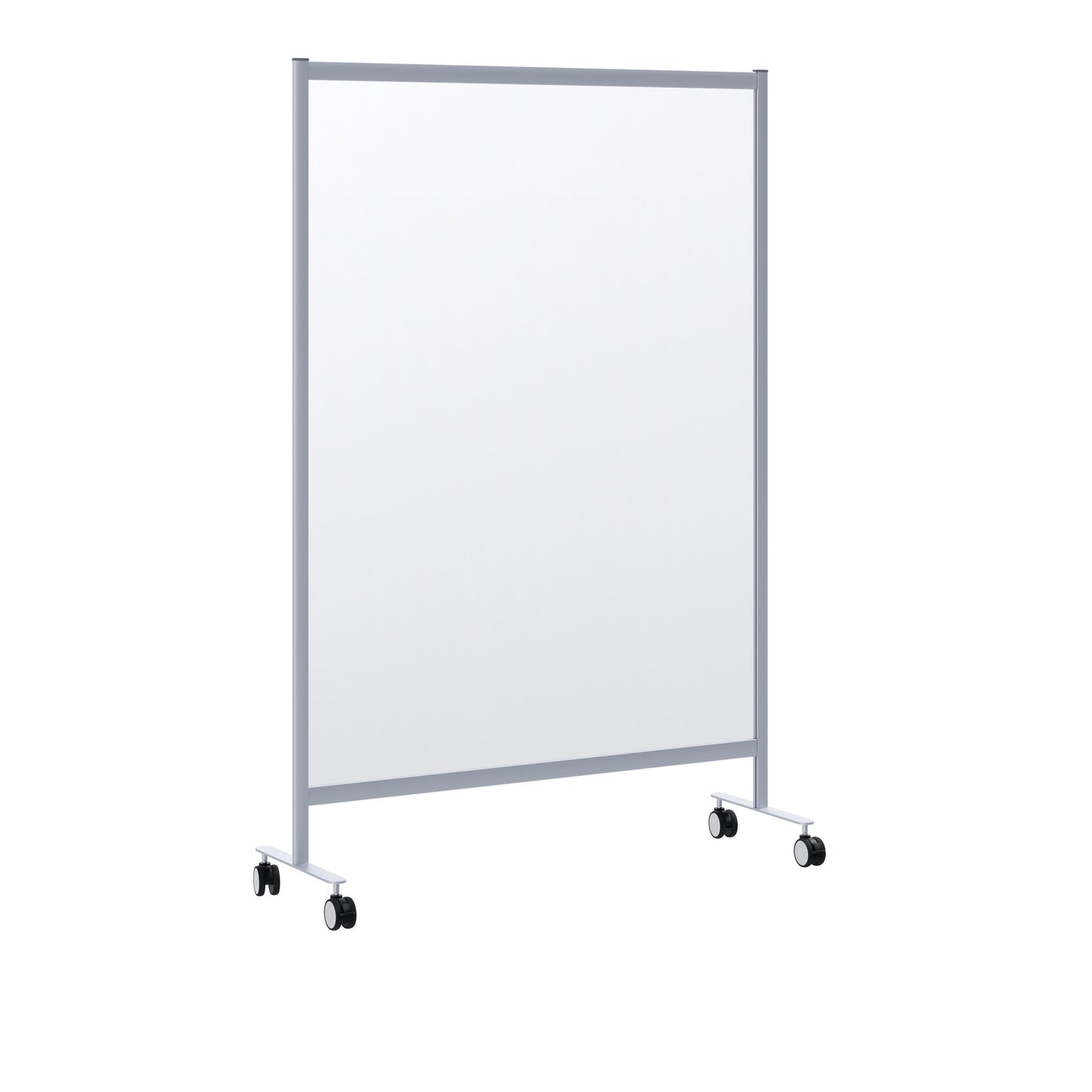 Paperflow Trennwand Mobil 120 x 180 x 39 cm (B x H x T) Acrylglas transparent
