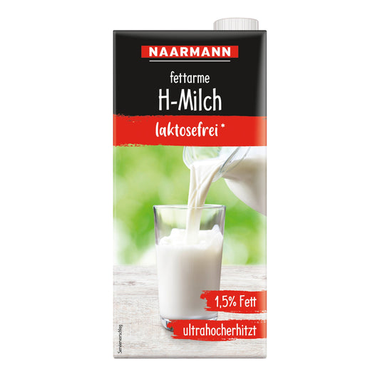 NAARMANN H-Milch laktosefrei 1,5% 12 x 1 l/Pack.