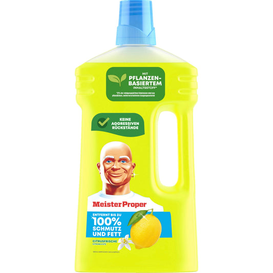 Meister Proper Allzweckreiniger alle glatten Oberflächen Citrusfrische Flasche Kunststoff recycelbar 1l