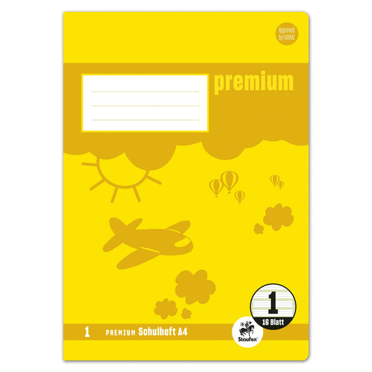 Staufen Schulheft Premium 734010331 A4 90g 16Bl Lin1 lin