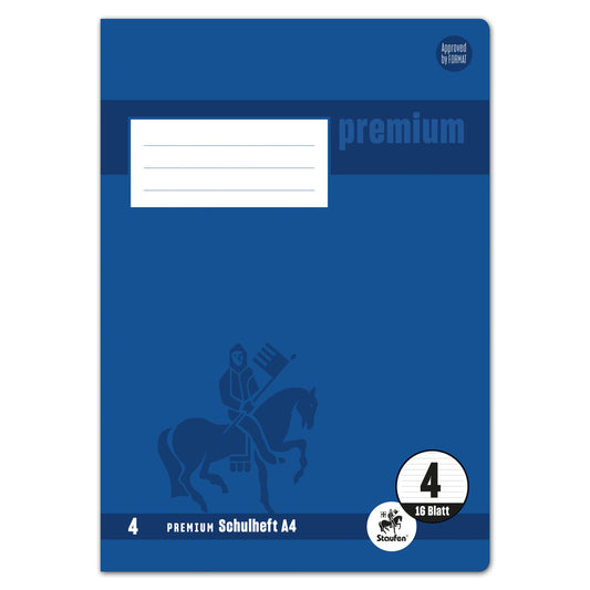 Staufen Schulheft PREMIUM Academy DIN A4 liniert 4 16 Bl.
