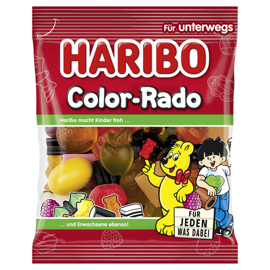 HARIBO Fruchtgummi Color-Rado 100 g/Pack.