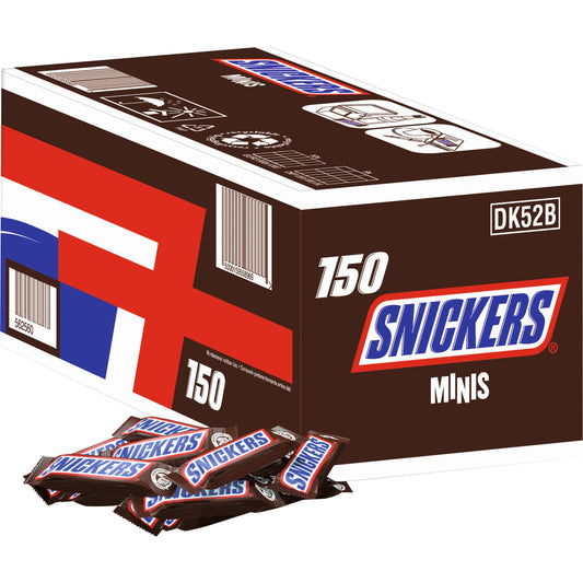 SNICKERS® Schokoriegel Minis 150 x 18 g/Pack.