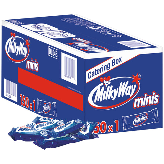 MILKY WAY® Schokoriegel Minis 150 x 15,5 g/Pack.