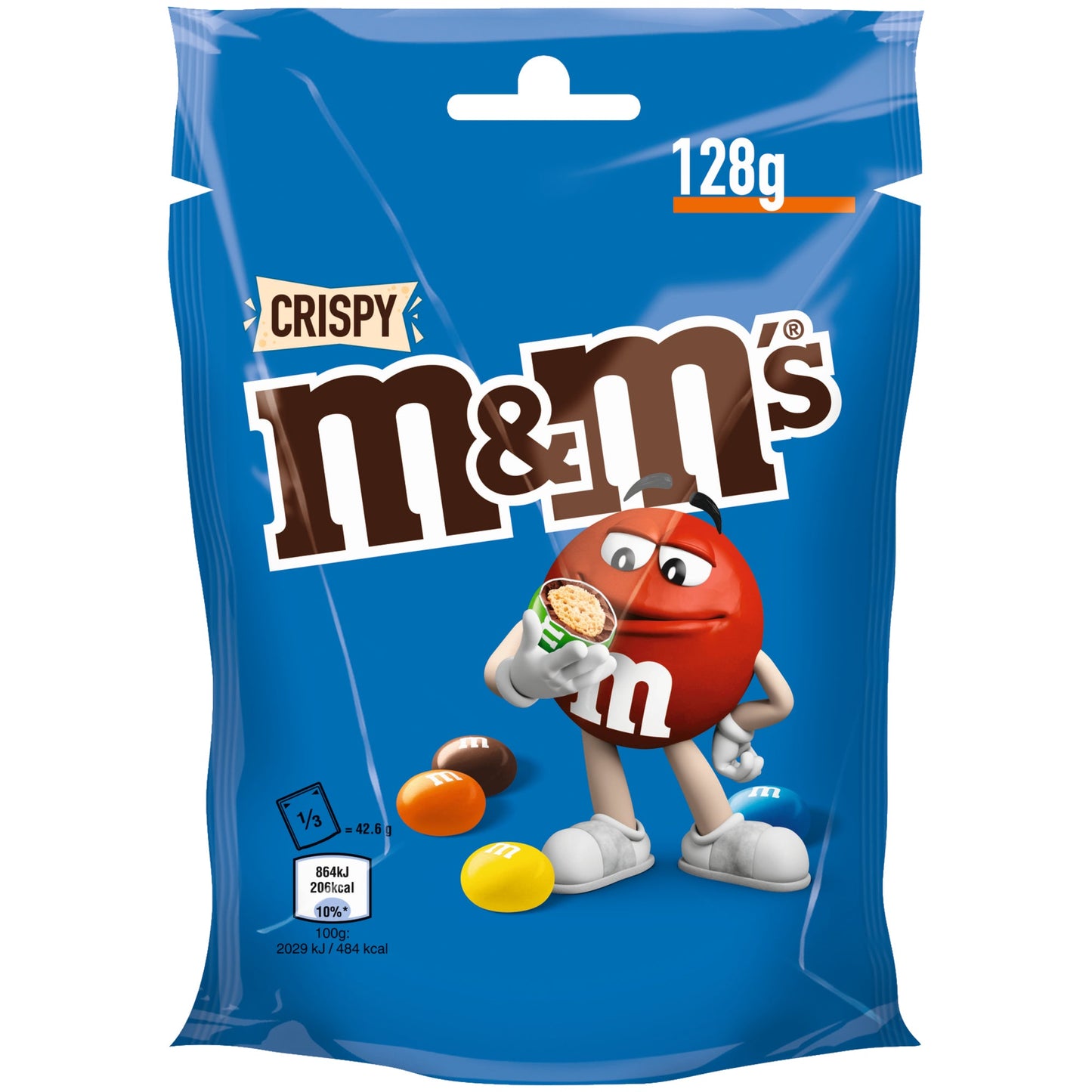 M&M'S® Schokolade Crispy 128 g/Pack.