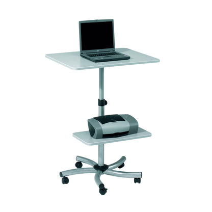 rocada Stehpult MILAGRO 800 x 600 mm (B x T) Dreischicht-Feinspan, melaminbeschichtet lichtgrau