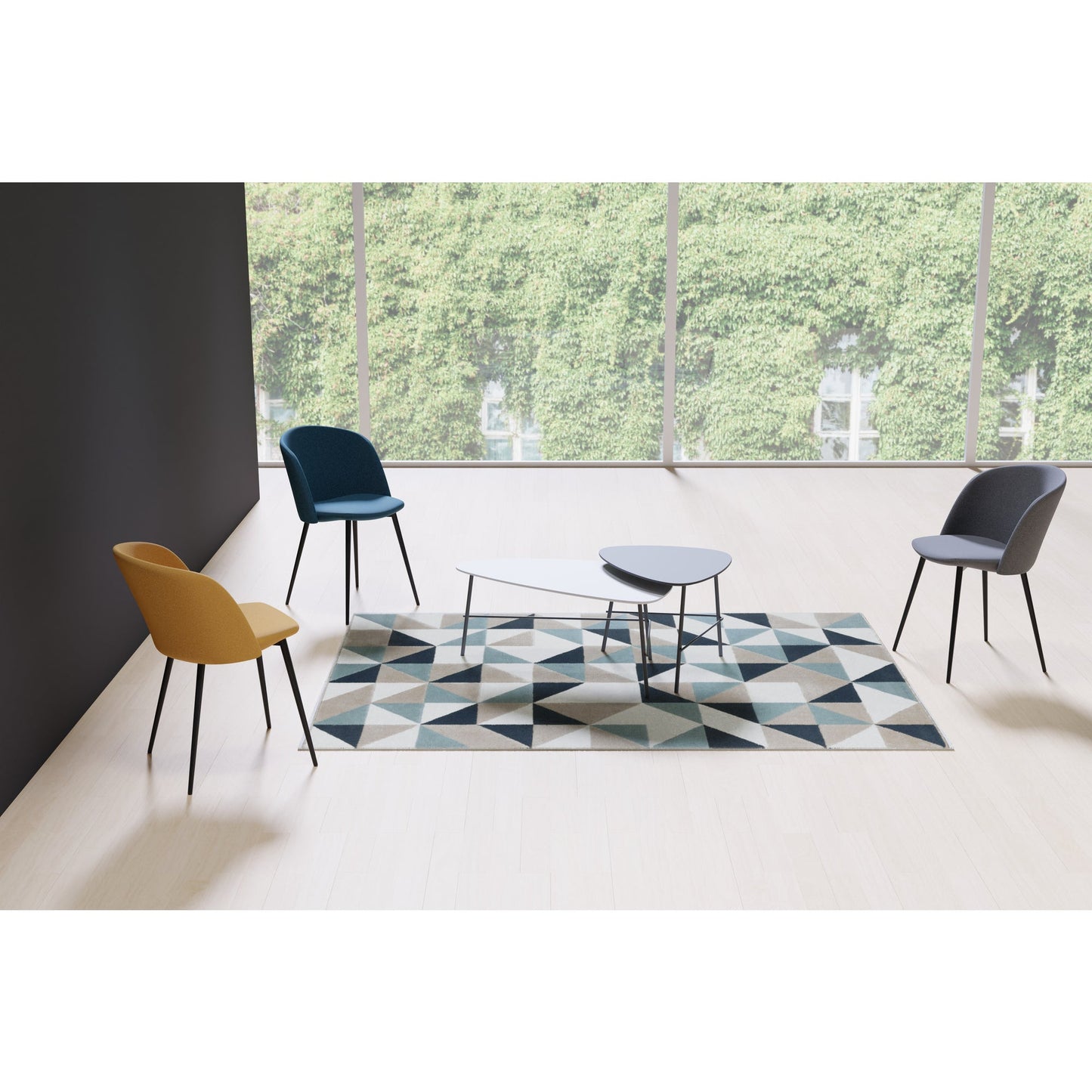 Paperflow Teppich CANVAS 120 x 170 cm (B x L) 100 % Polypropylen