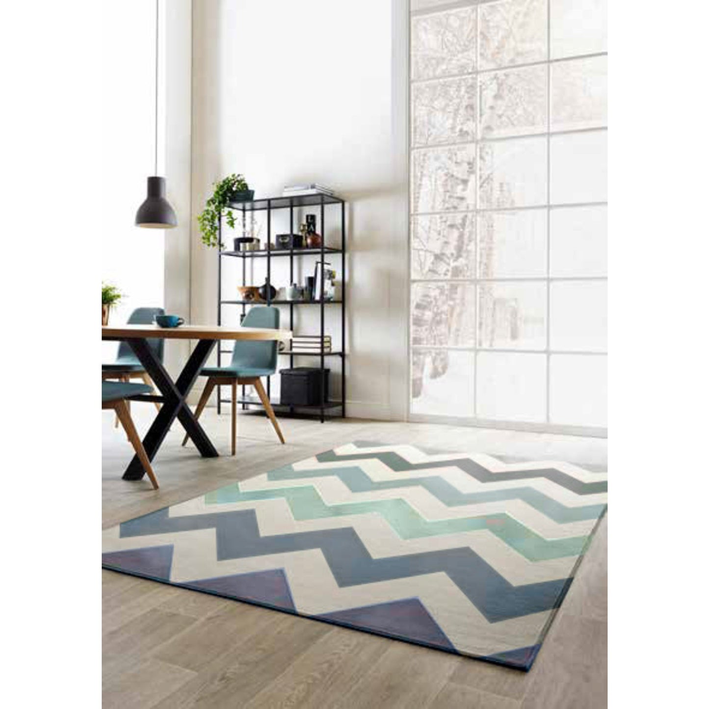 Paperflow Teppich CANVAS 160 x 230 cm (B x L) 100 % Polypropylen