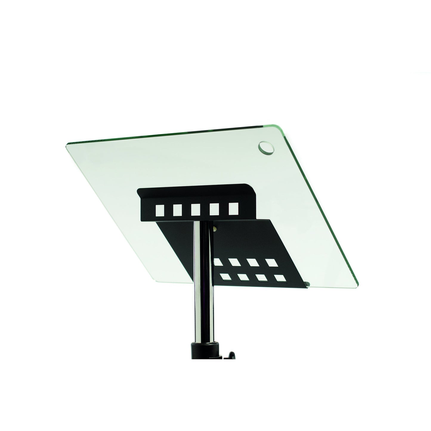 rocada Stehpult mobil LUXE 550 x 430 mm (B x T) Glas transparent