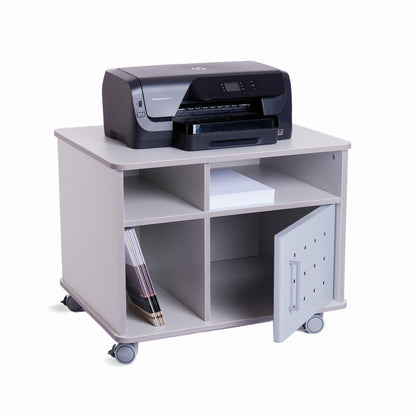 rocada Ablagewagen 575 x 590 x 720 mm (B x H x T) 125kg Holzfaser, melaminbeschichtet grau