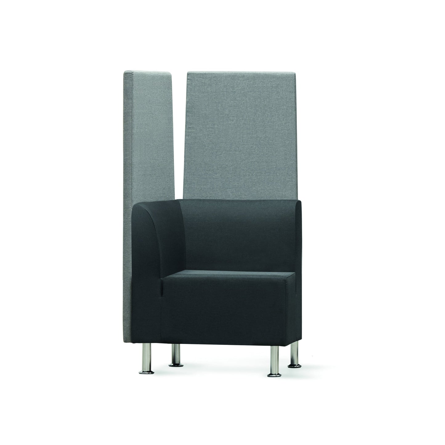 rocada Besprechungszone Be Soft Sessel Ecke 760 x 660 x 660 mm (B x H x T) schwarz