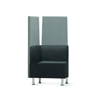 rocada Besprechungszone Be Soft Sessel Ecke 760 x 660 x 660 mm (B x H x T) schwarz
