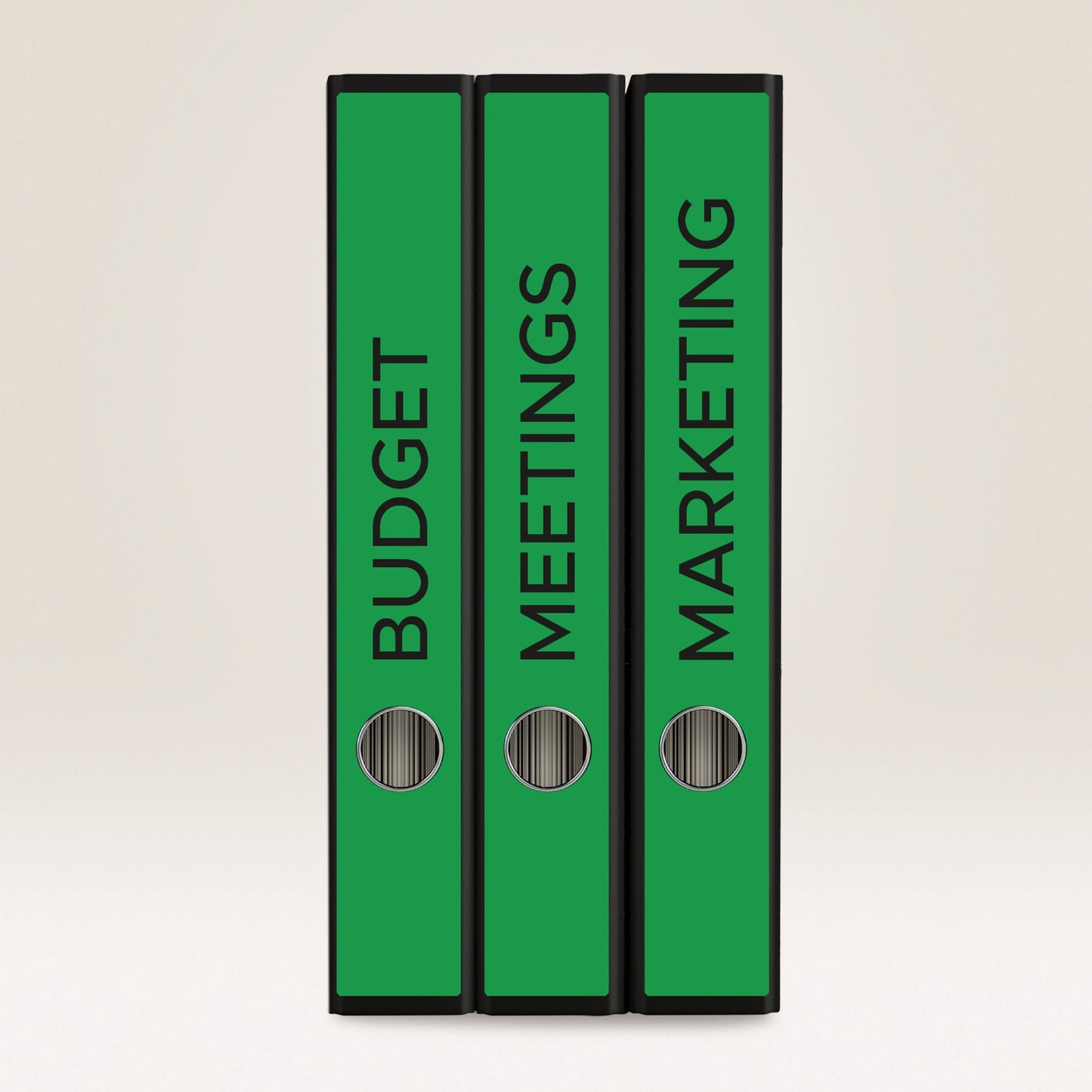 Avery Zweckform Ordnerrückenetikett ultragrip schmal/lang 38 x 297 mm (B x H) selbstklebend mit Griffloch grün 100 Etik./Pack.