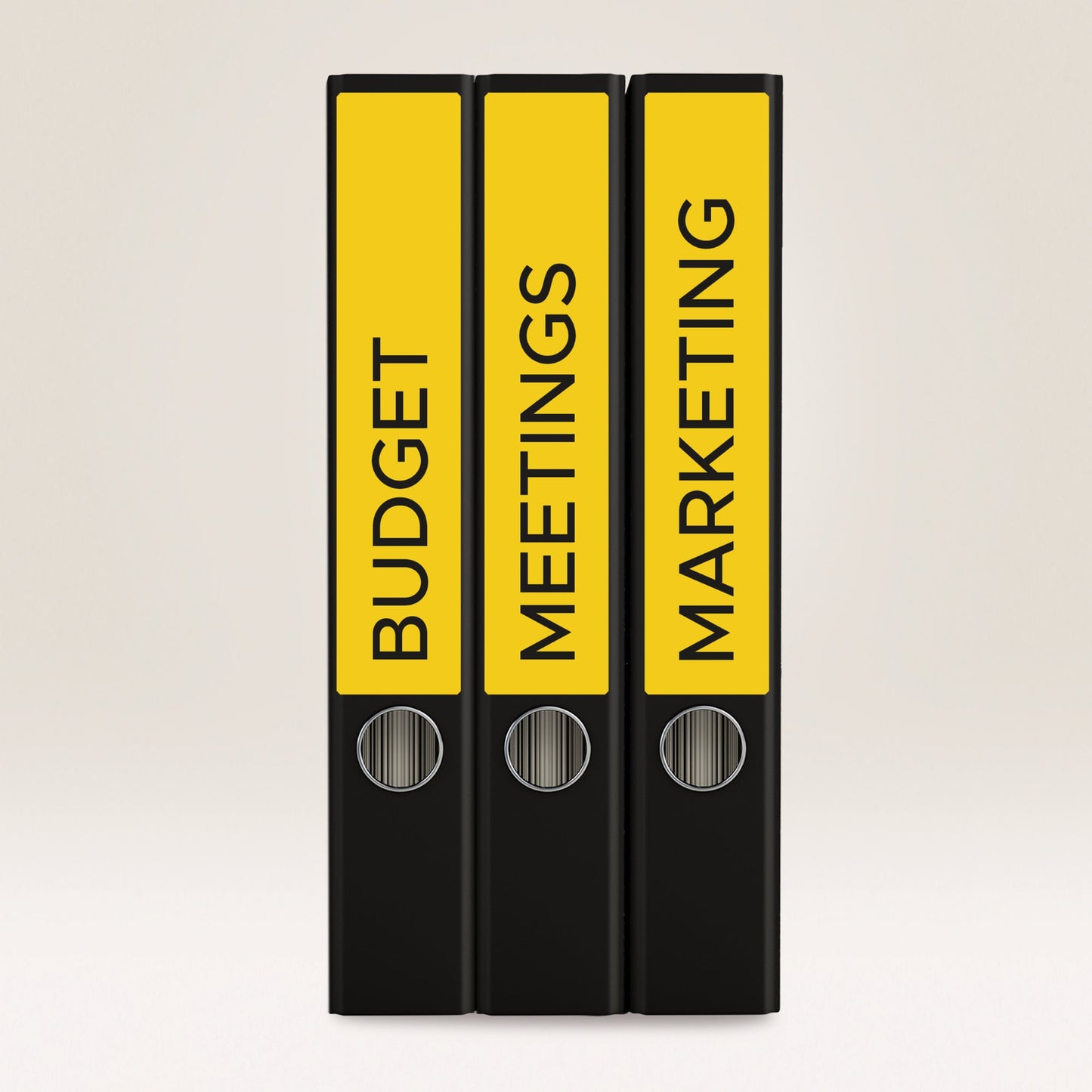 Avery Zweckform Ordnerrückenetikett ultragrip schmal/kurz 38 x 192 mm (B x H) selbstklebend ohne Griffloch gelb 140 Etik./Pack.