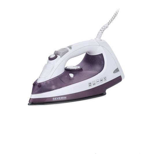 SEVERIN Bügeleisen BA 3210 30,5 x 16 x 12,5 cm (B x H x T) 2.500W Keramik weiß/lila