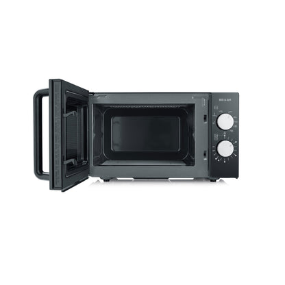 SEVERIN Mikrowelle MW 7762 46,2 x 27 x 39,5 cm (B x H x T) 20l 800W Einschubrost Stahlblech/ABS Kunststoff/Glas