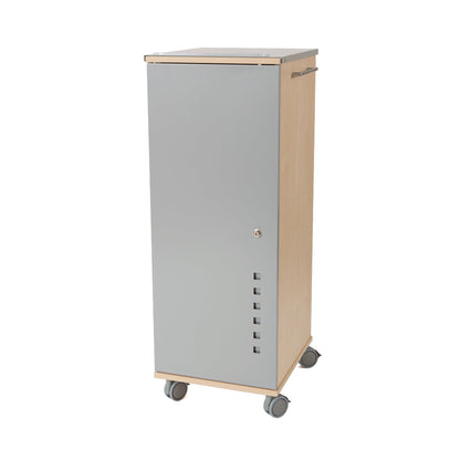 rocada PC-Arbeitsplatz 470 x 1.200 x 500 mm (B x H x T) abschließbar Holzfaser, melaminbeschichtet/PVC buche