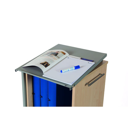 rocada PC-Arbeitsplatz 470 x 1.200 x 500 mm (B x H x T) 2 Schubladen abschließbar buche