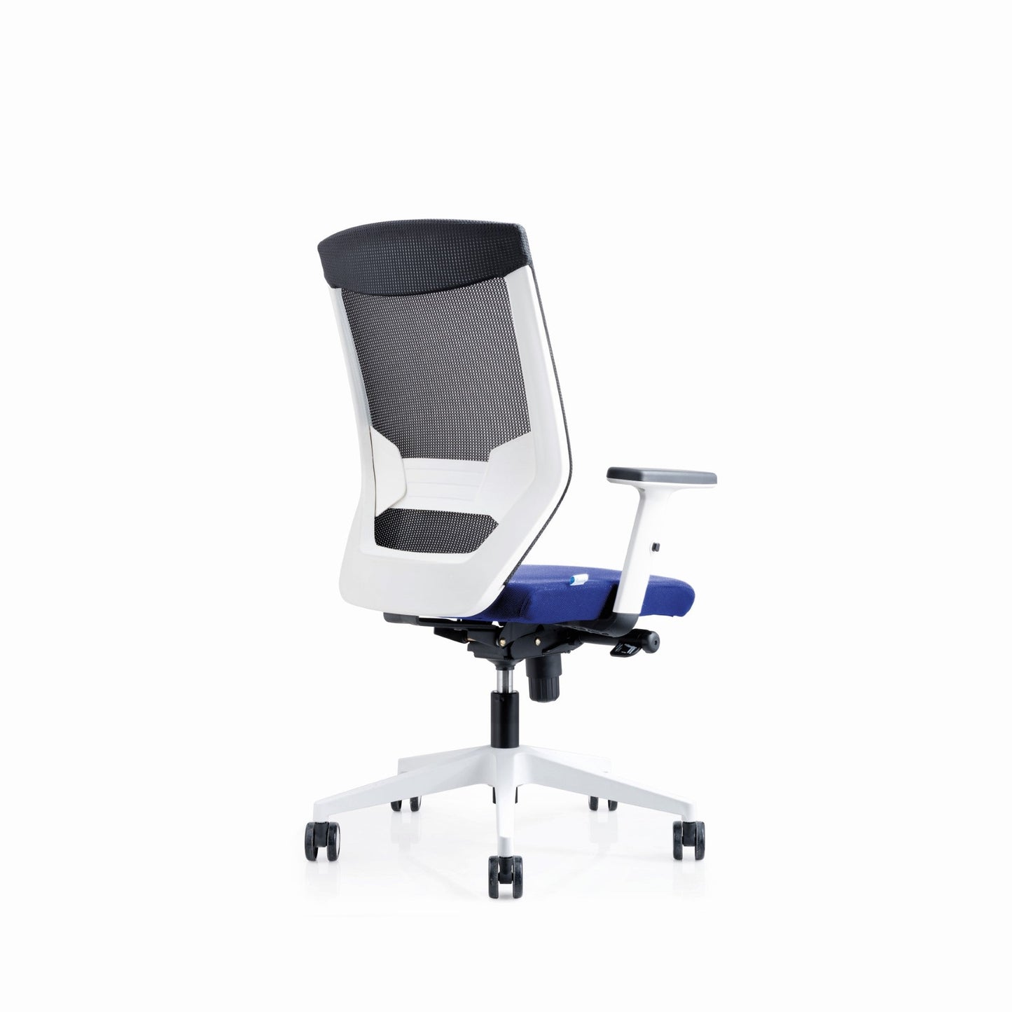 rocada Bürodrehstuhl 45-54cm Wippmechanik Rolle ungebremst (für Teppichboden) Kunststoff