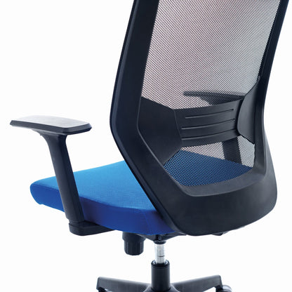 rocada Bürodrehstuhl 45-54cm Wippmechanik Rolle ungebremst (für Teppichboden) Kunststoff