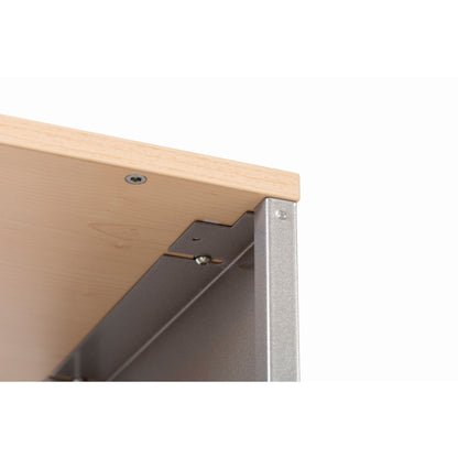 rocada Ablagewagen 450 x 860 x 450 mm (B x H x T) Stahl/Holzfaser, melaminbeschichtet buche