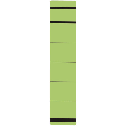 Ordnerrückenetikett schmal/kurz 39 x 192 mm (B x H) selbstklebend ohne Griffloch grün 10 Etik./Pack.