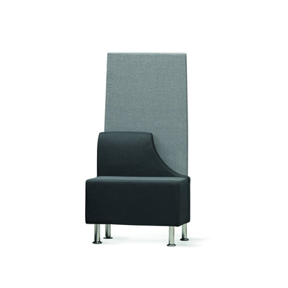 rocada Besprechungszone Be Soft Sessel links 760 x 660 x 660 mm (B x H x T) schwarz