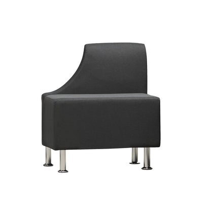 rocada Besprechungszone Be Soft Sessel rechts 760 x 660 x 660 mm (B x H x T) schwarz
