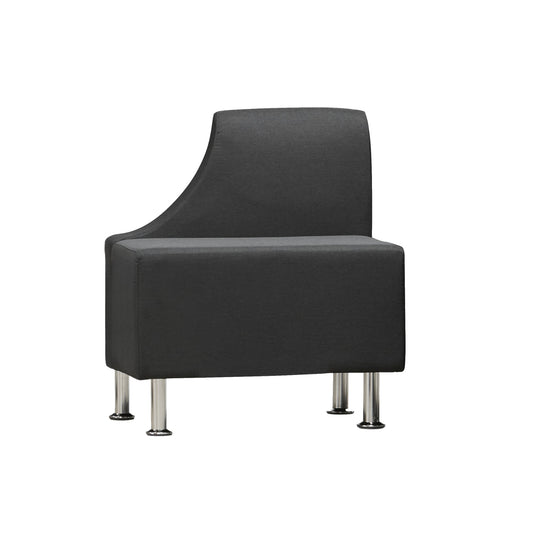 rocada Besprechungszone Be Soft Sessel rechts 760 x 660 x 660 mm (B x H x T) schwarz