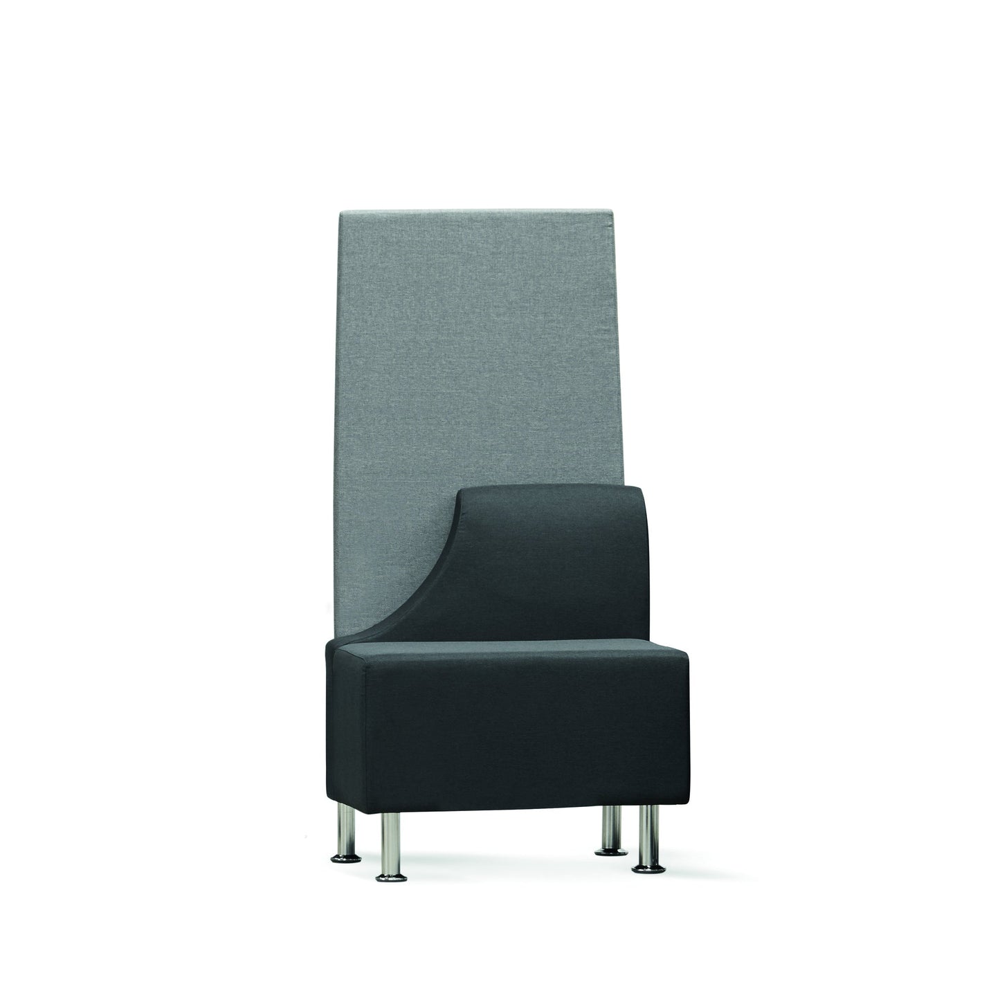 rocada Besprechungszone Be Soft Sessel rechts 760 x 660 x 660 mm (B x H x T) schwarz