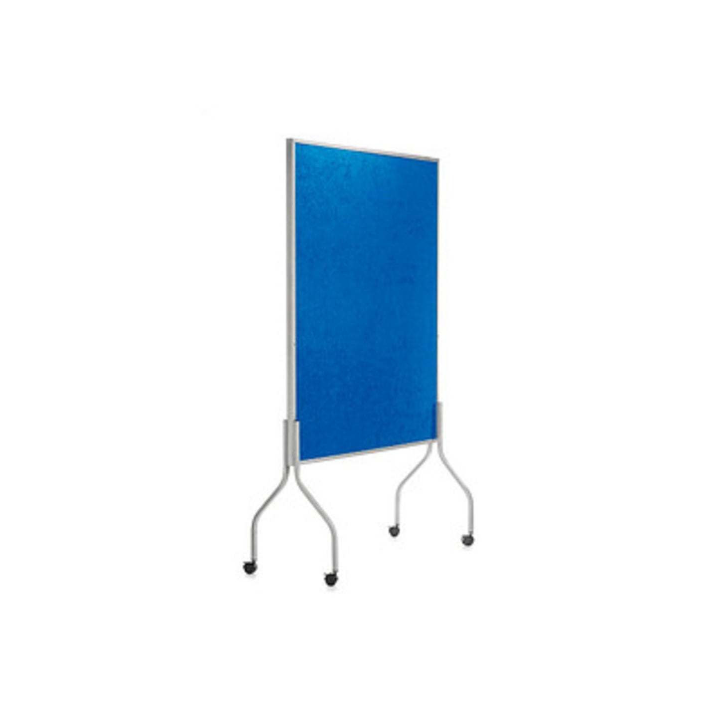 rocada Trennwand mobil 122 x 196 x 49 cm (B x H x T) Schaumstoff/Polyester blau
