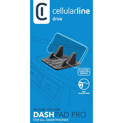 cellularline Kfz-Halterung DASH PAD PRO Smarthphones zur Befestigung an: Armaturenbrett schwarz