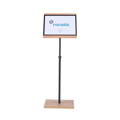rocada Infodisplay NATURAL 40 x 140 x 30 cm (B x H x T) DIN A3 inkl. magnetische Hülle natur