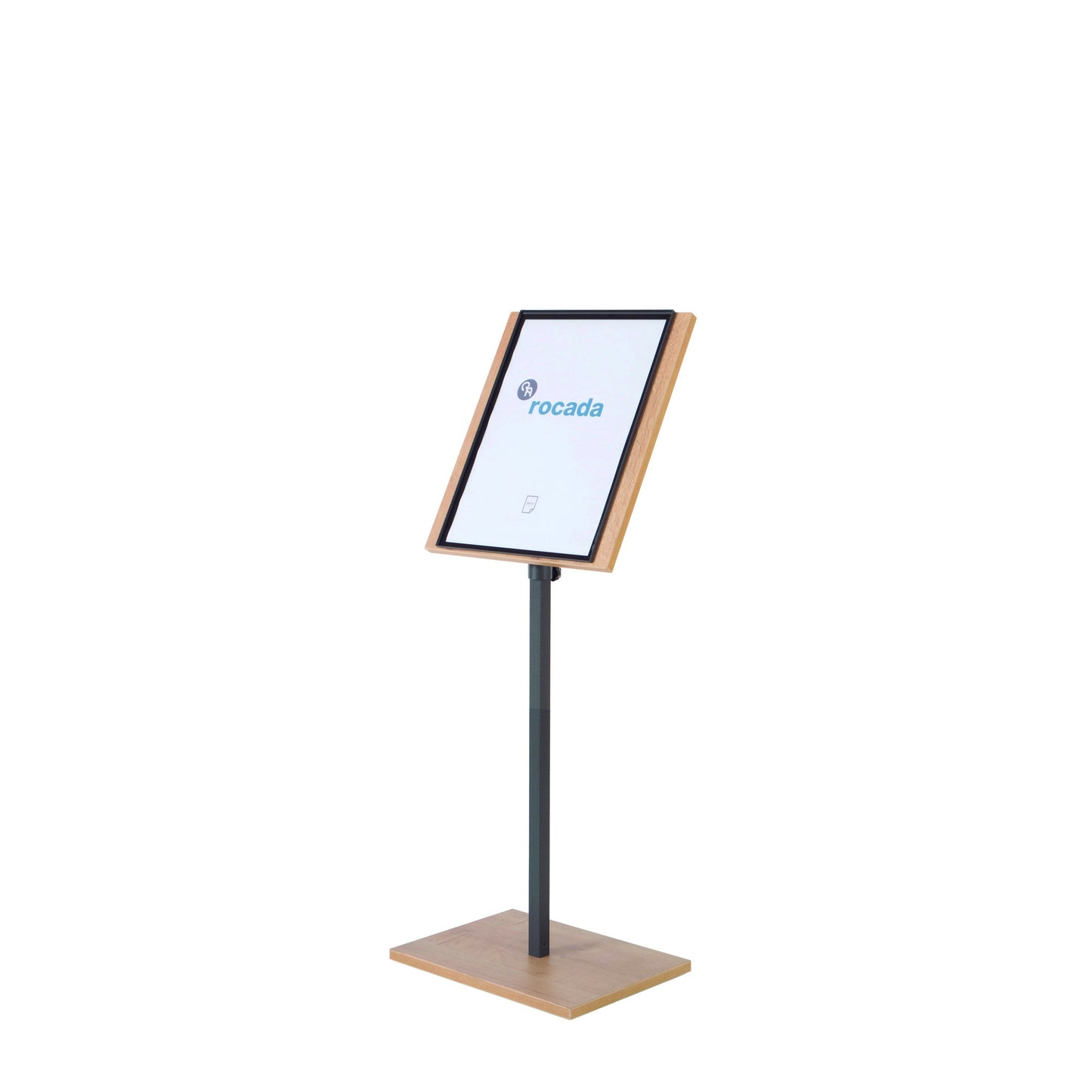 rocada Infodisplay NATURAL 40 x 140 x 30 cm (B x H x T) DIN A3 inkl. magnetische Hülle natur