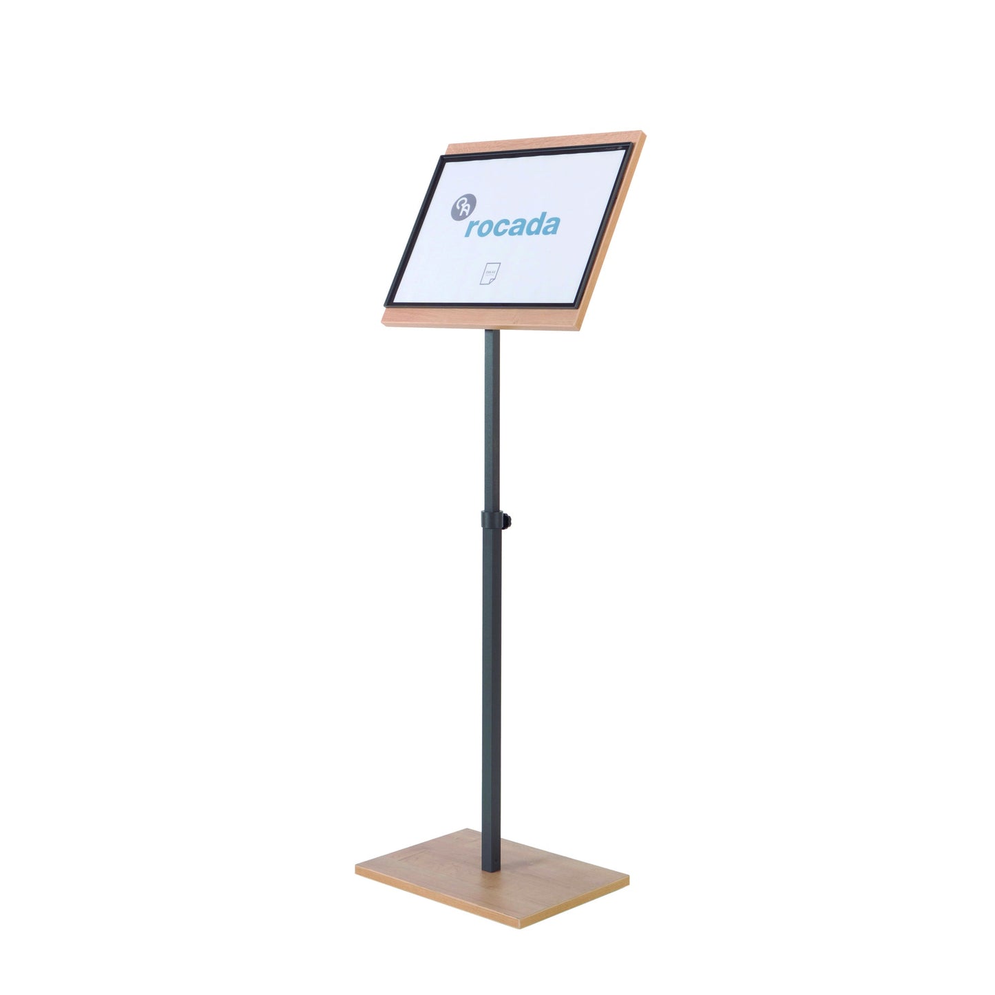 rocada Infodisplay NATURAL 40 x 140 x 30 cm (B x H x T) DIN A3 inkl. magnetische Hülle natur