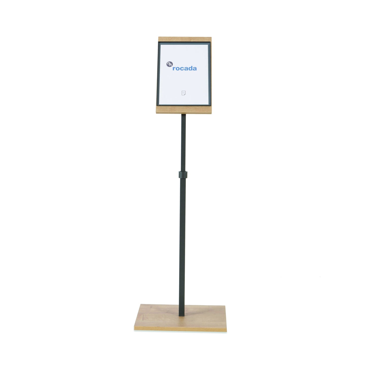 rocada Infodisplay NATURAL 40 x 140 x 30 cm (B x H x T) DIN A4 inkl. magnetische Hülle natur