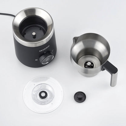 SEVERIN Milchaufschäumer Induktion Spuma 500 0,5l 500W Edelstahl schwarz/edelstahl