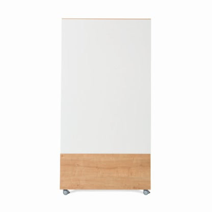 rocada Tafelständer mobil Natural 100 x 198 x 40 cm (B x H x T) beidseitig verwendbar Holzfaser eiche