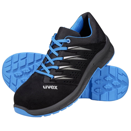 uvex Sicherheitsschuh Halbschuh 6937838 sw/gr Gr38