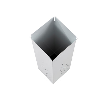 ALBA Schirmständer PMPLUIE BC 15 x 45 x 15 cm (B x H x T) Metall, epoxylackiert weiß