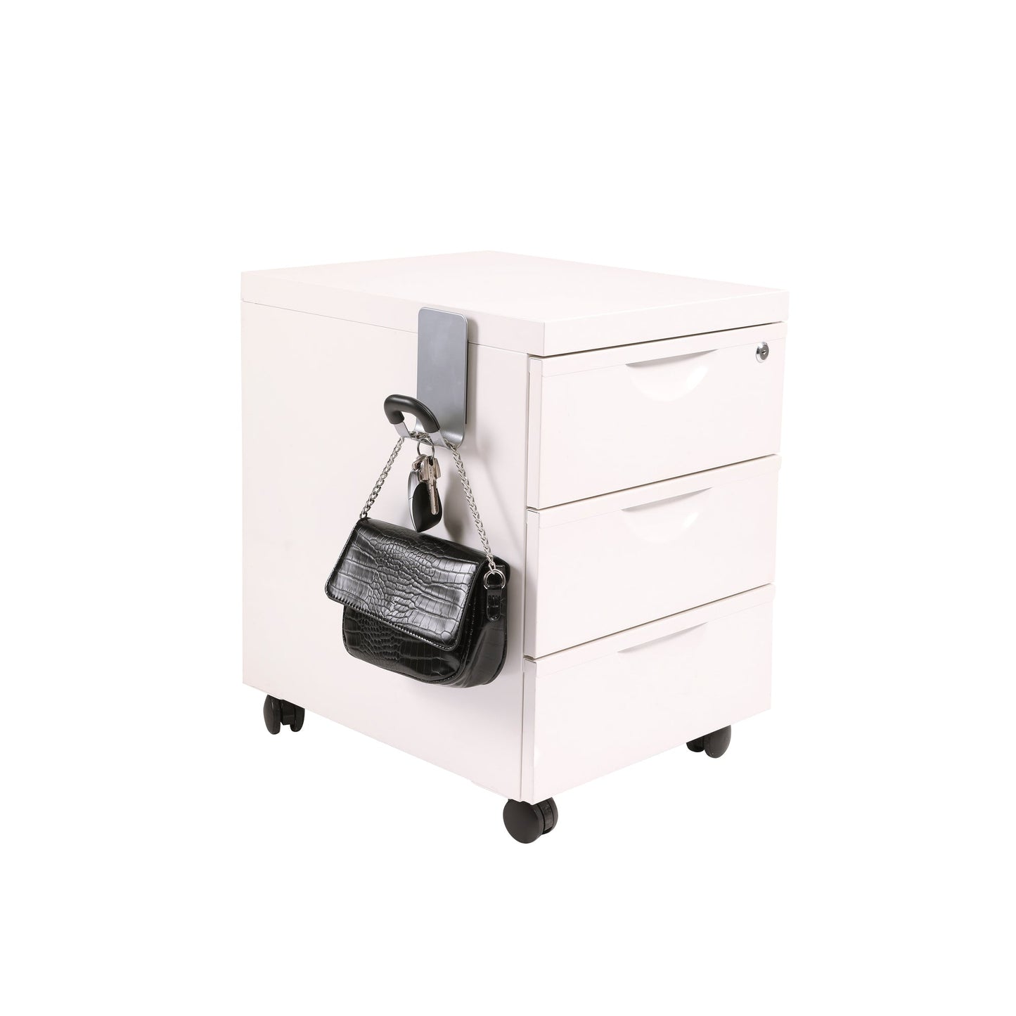 ALBA Garderobenhaken PMMAG2 M 7,4 x 14,3 x 6,8 cm (B x H x T) 5kg Stahl, epoxylackiert grau/schwarz