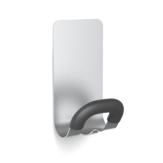 ALBA Garderobenhaken PMMAG2 M 7,4 x 14,3 x 6,8 cm (B x H x T) 5kg Stahl, epoxylackiert grau/schwarz