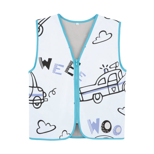 korntex Warnweste Action Rangers XXS reflektierend Reißverschluss 100 % Polyester silber