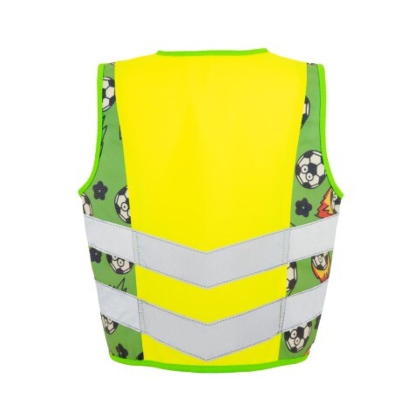 korntex Warnweste Action Sports S reflektierend Reißverschluss 100 % Polyester gelb