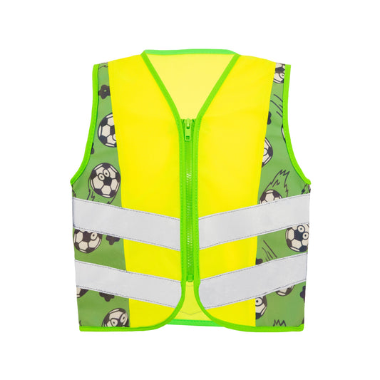 korntex Warnweste Action Sports S reflektierend Reißverschluss 100 % Polyester gelb