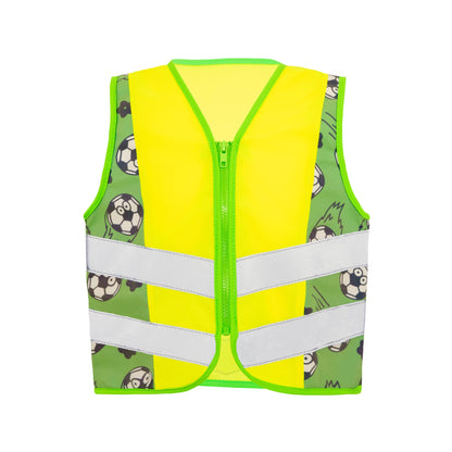 korntex Warnweste Action Sports XS reflektierend Reißverschluss 100 % Polyester gelb