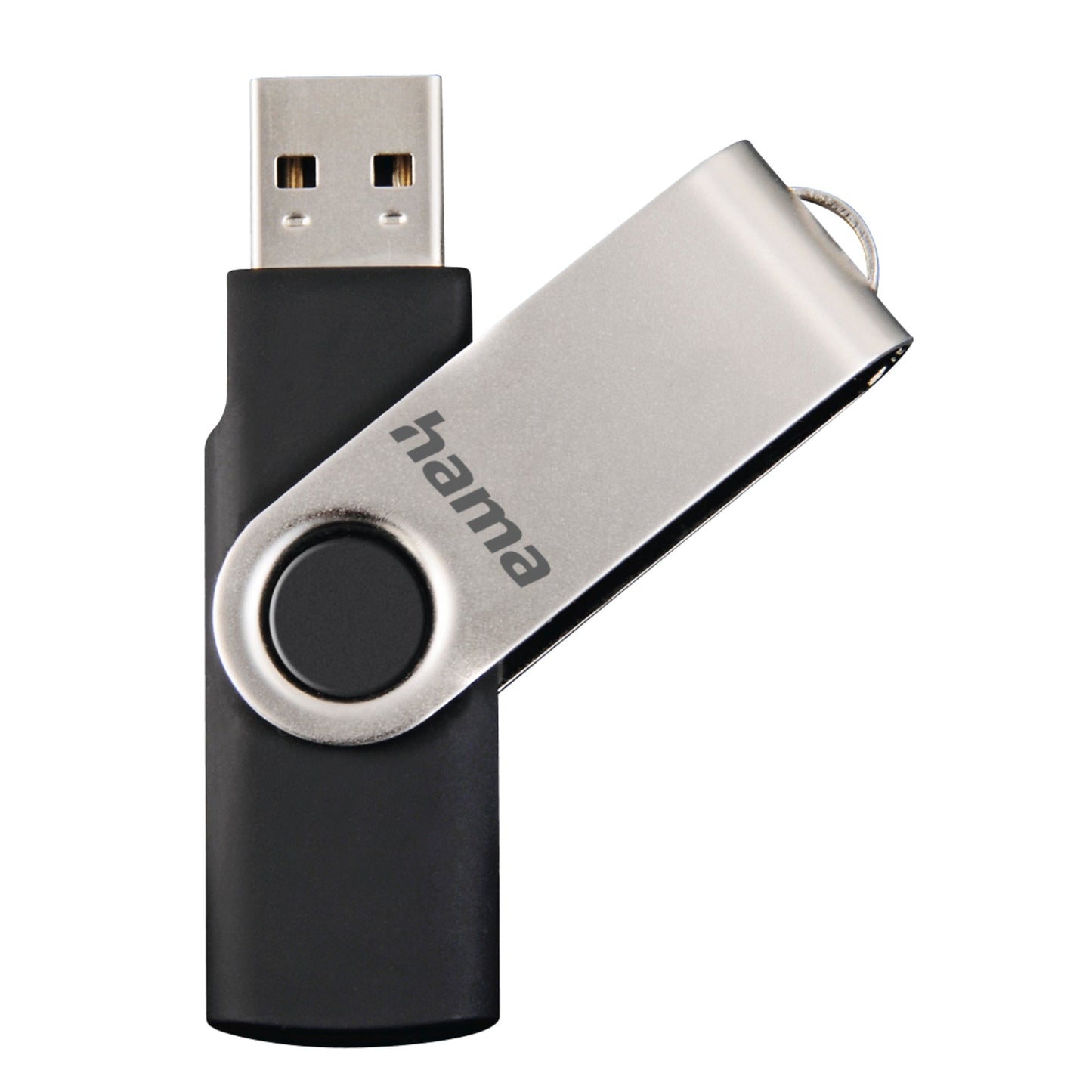 Hama USB-Stick Rotate USB 2.0 128Gbyte schwarz/silber