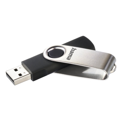 Hama USB-Stick Rotate USB 2.0 128Gbyte schwarz/silber